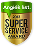 Angie's List Super Service Award 2013